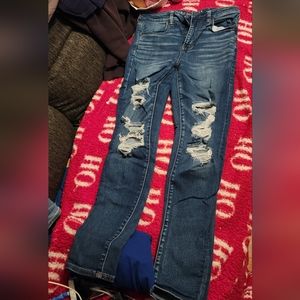 American Eagle hi rise jeggings aize 8 regular